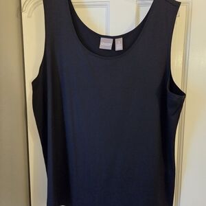 Chico's Classic Black Tank Top Size 3